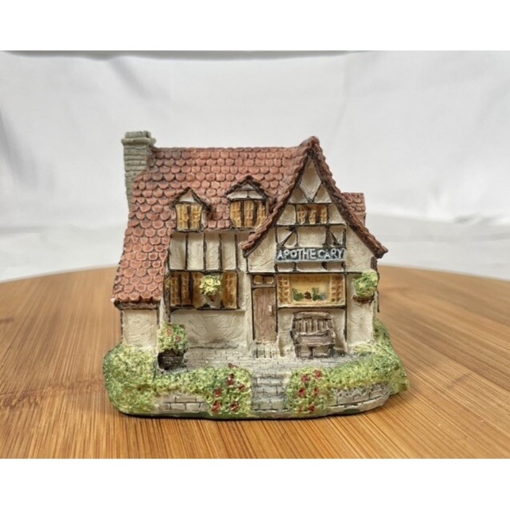 Vintage CORNWALL COLLECTORS‎ SOCIETY Bingly's Apothecary 1993 BH13 Cottage Resin